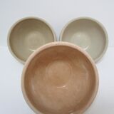 Three ceramic bowls