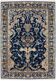 Iranian oriental carpet Kashan - handmade: 1.42 x 2.00 metres in Wool and Silk