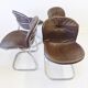 Rima Sabrina set of 4 leather dining chairs by Gastone Rinaldi