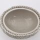 Ancient woven porcelain box, signed C.V.A - early 20th century