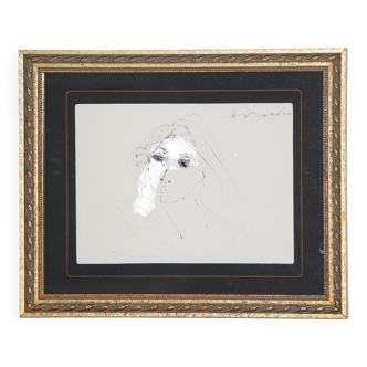 Camille Hilaire - Drawing of a woman