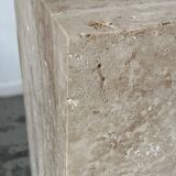 Travertine stele