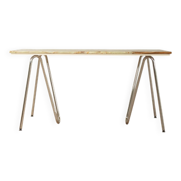 Bureau en marbre onyx unique