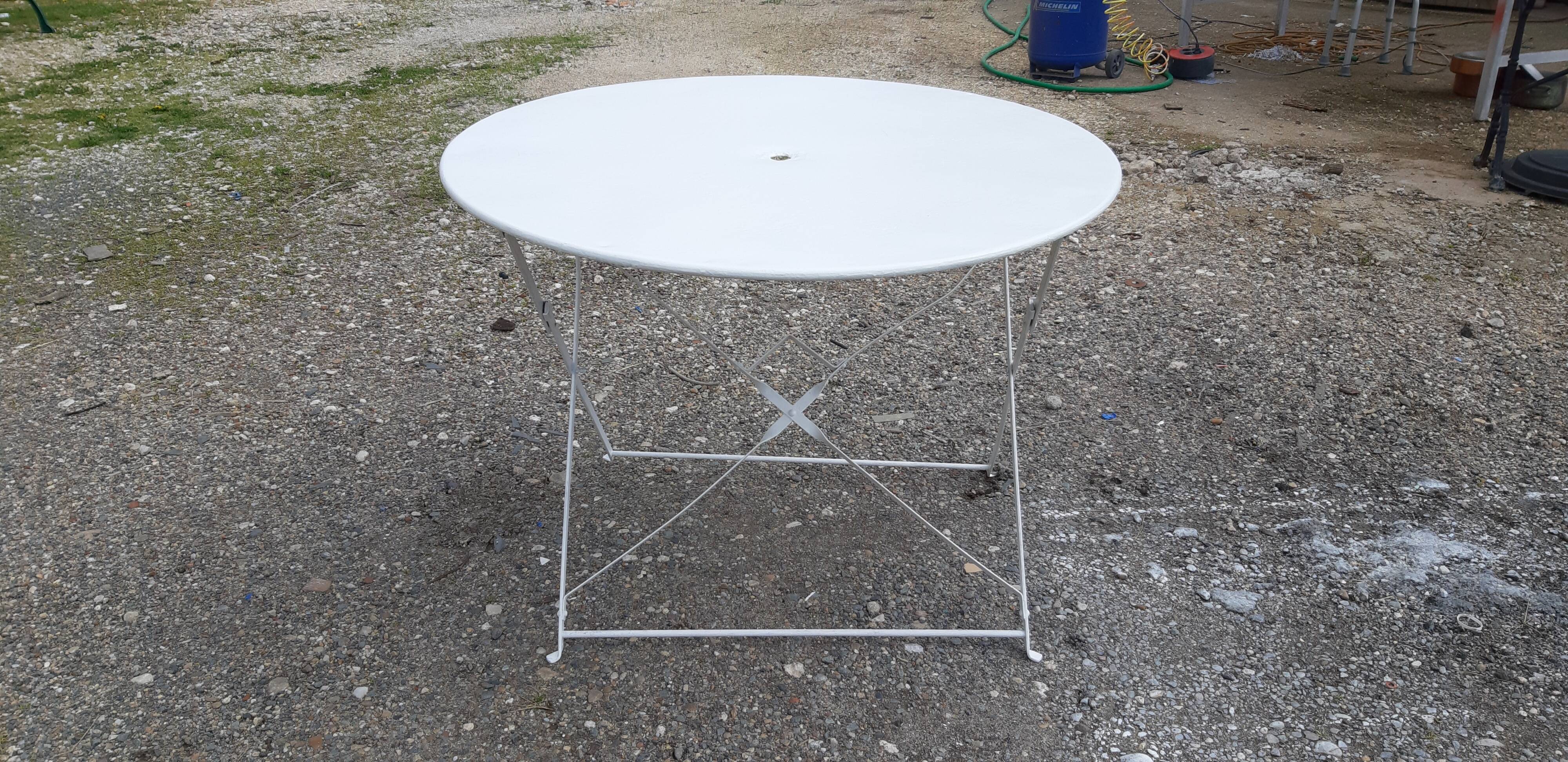 Garden table wrought iron 1930
