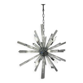 Sputnik “Triedro” Murano Glass Chandelier