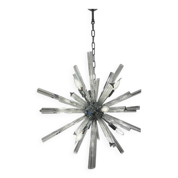Sputnik “Triedro” Murano Glass Chandelier