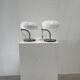 Pair of table lamps by Giotto Stoppino for Valenti, 1980s