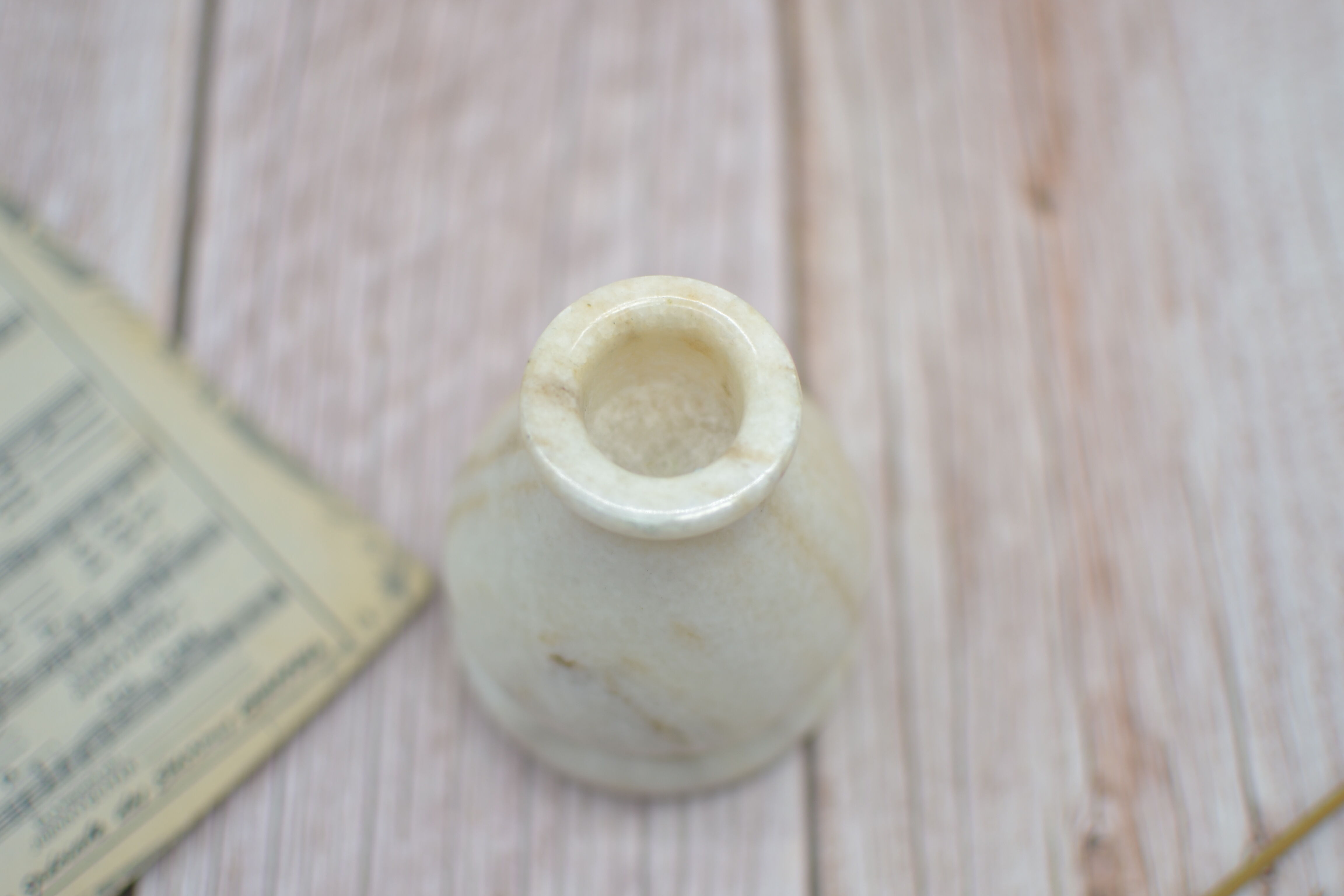 Marble candle holder