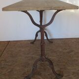 Bistro table 1900 oak tray