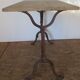 Bistro table 1900 oak tray