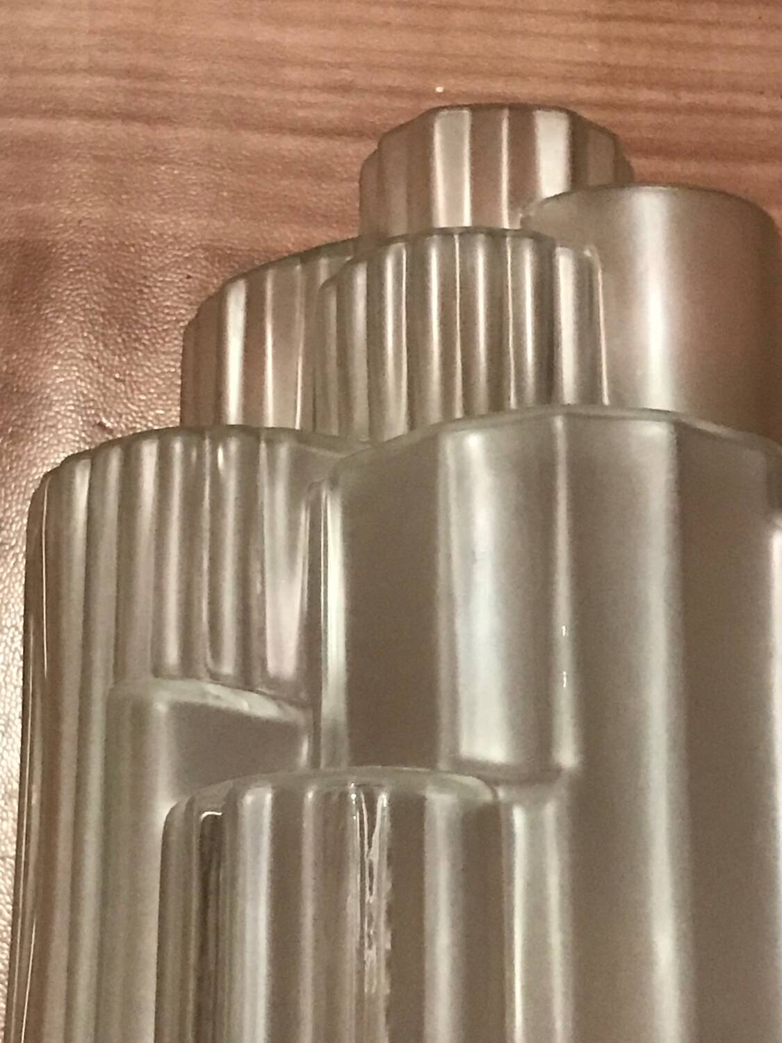 Clear Art Deco Globe Skyscraper