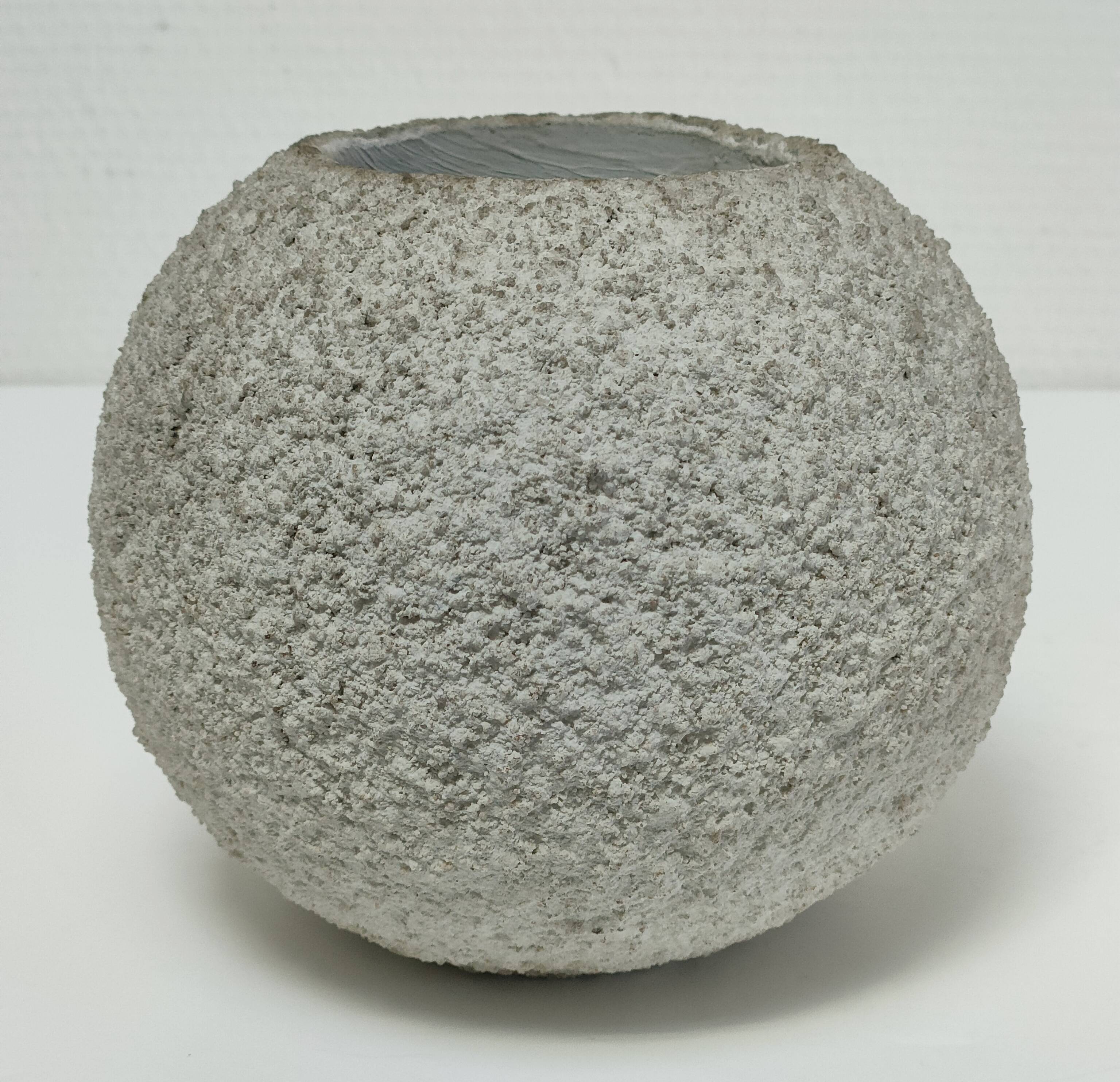 planter ball concrete cement design 60s
