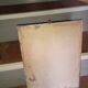Old framed painting, oil "Wood under the snow", signed