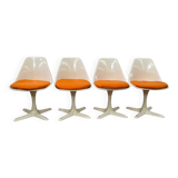 Set of 4 Arkana 115 chairs by Maurice Burke
