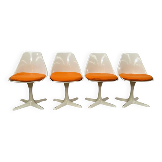 Set of 4 Arkana 115 chairs by Maurice Burke