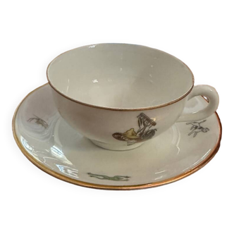 Fine vintage porcelain breakfast cup