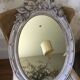 Miroir ancien oval