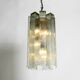 XXL glass pendant lamp by Doria | Mid Century Modern  | Brutalist Desogn
