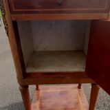 Pink marble bedside table