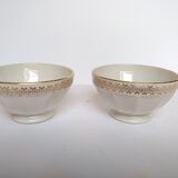 Pair of Gien porcelain bowls