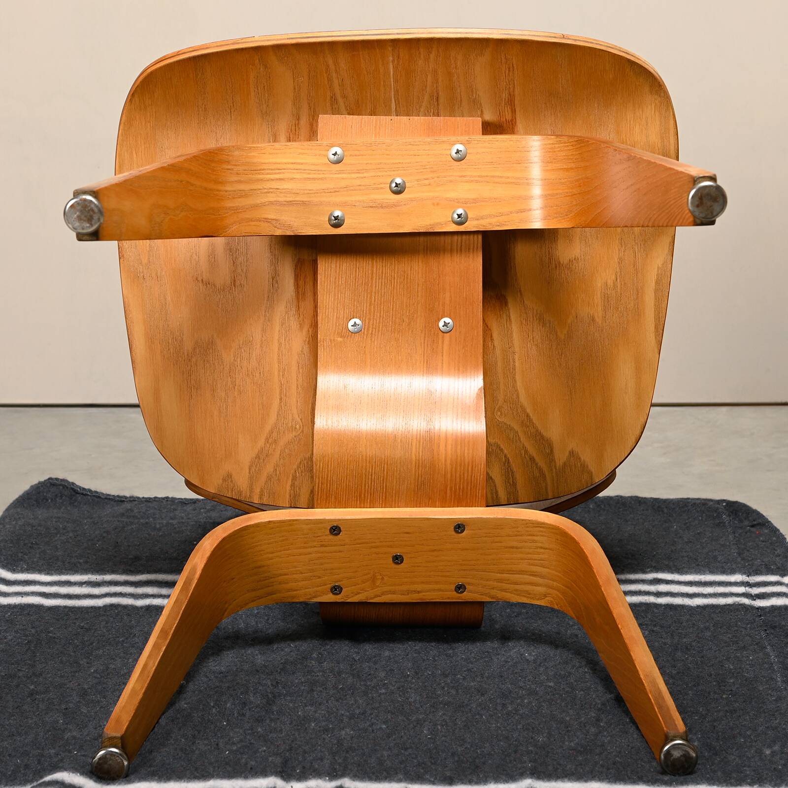 Charles and Ray Eames Early DCW Ash Plywood Dining Chairs for Herman Miller