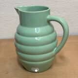 Green earthenware pitcher