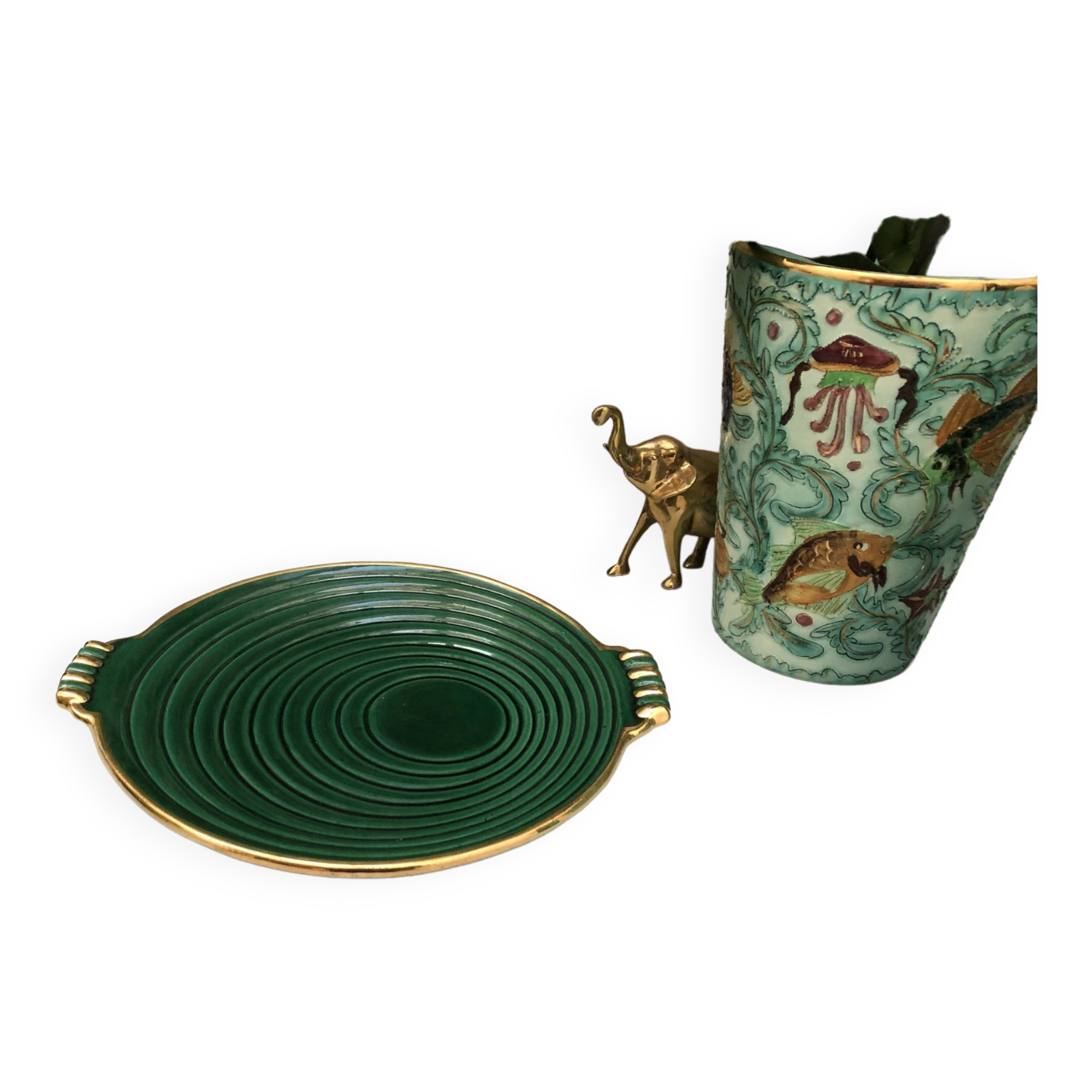 Dish from the 50s/60s vintage green