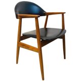 Vintage danish design cow horn chair mahjongg midcentury 1960s