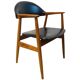 Vintage danish design cow horn chair mahjongg midcentury 1960s