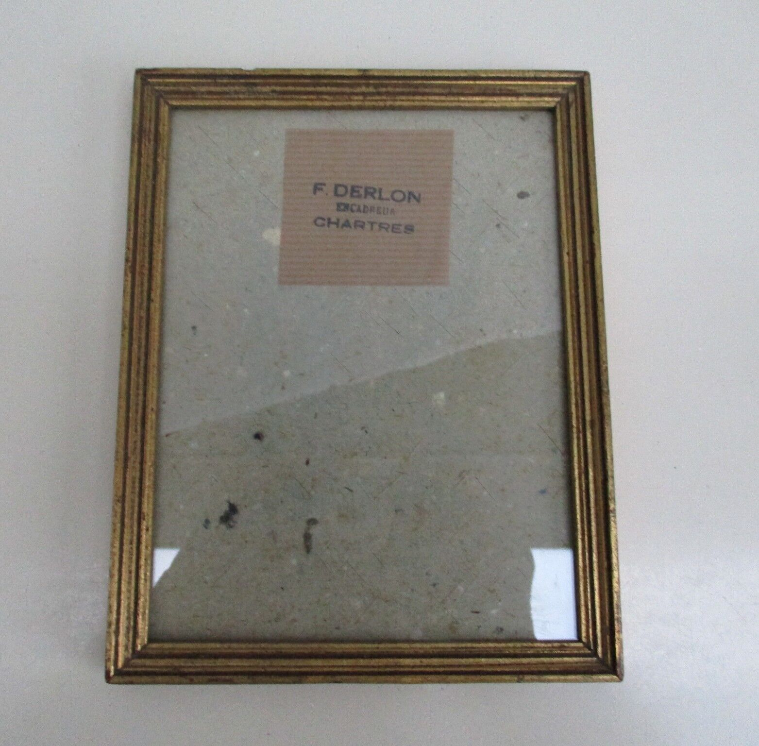 Old gilded wood frame -Foliage 127 x 166 mm