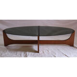 Scandinavian coffee table Hugues Poignant 1960