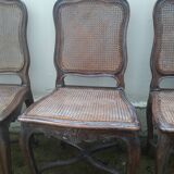 4 regency-style chairs
