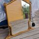 Atypical gold mirror