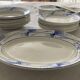 Service for 10 people in Saint-Amand earthenware from the 1930s