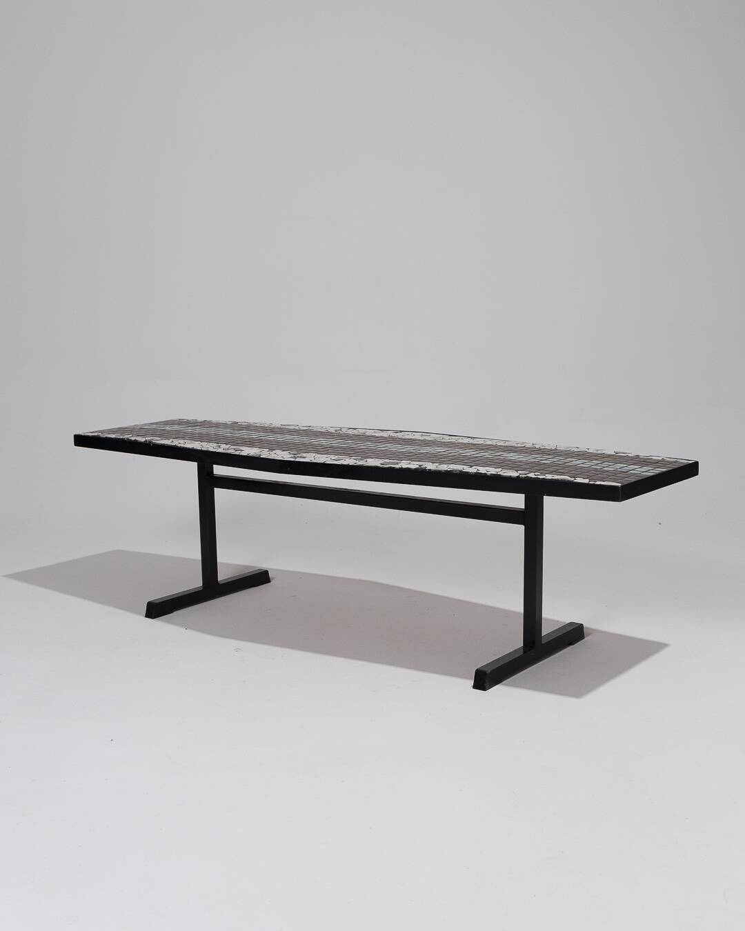 Hexagonal ceramic coffee table, 1930s