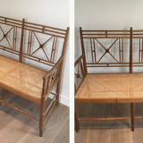Wooden bench