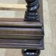 Louis XIII four-poster bed in walnut and poplar