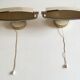 Pair of wall lamps of Jacques Biny brass, 60 years