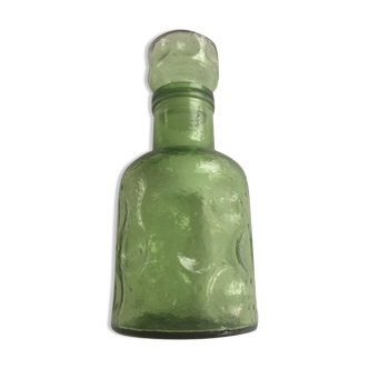 Bottle green glass of the 1970s
