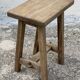 Tabouret vintage 1950 à entretoise en "H"