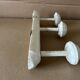 Antique wooden wall-mounted coat rack