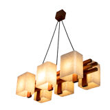 Suspension in granite resin and wood, 1950s