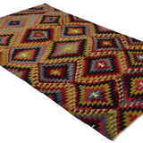 Anatolian handmade kilim rug 300 cm x 185 cm
