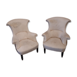 Napoleon lll armchairs pair