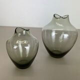 vintage 60s Set of 4 Turmalin Vases in Wilhelm Wagenfeld STYLE | Germany BAUHAUS