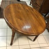 Table Louis Philippe old walnut oval