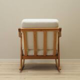 Fauteuil à bascule en chêne, design danois, années 1960, designer : H. Brockmann Petersen, p