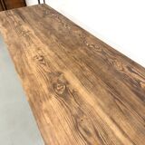 Large XXL Farm Table in Pine – Tapered Legs – L367 cm