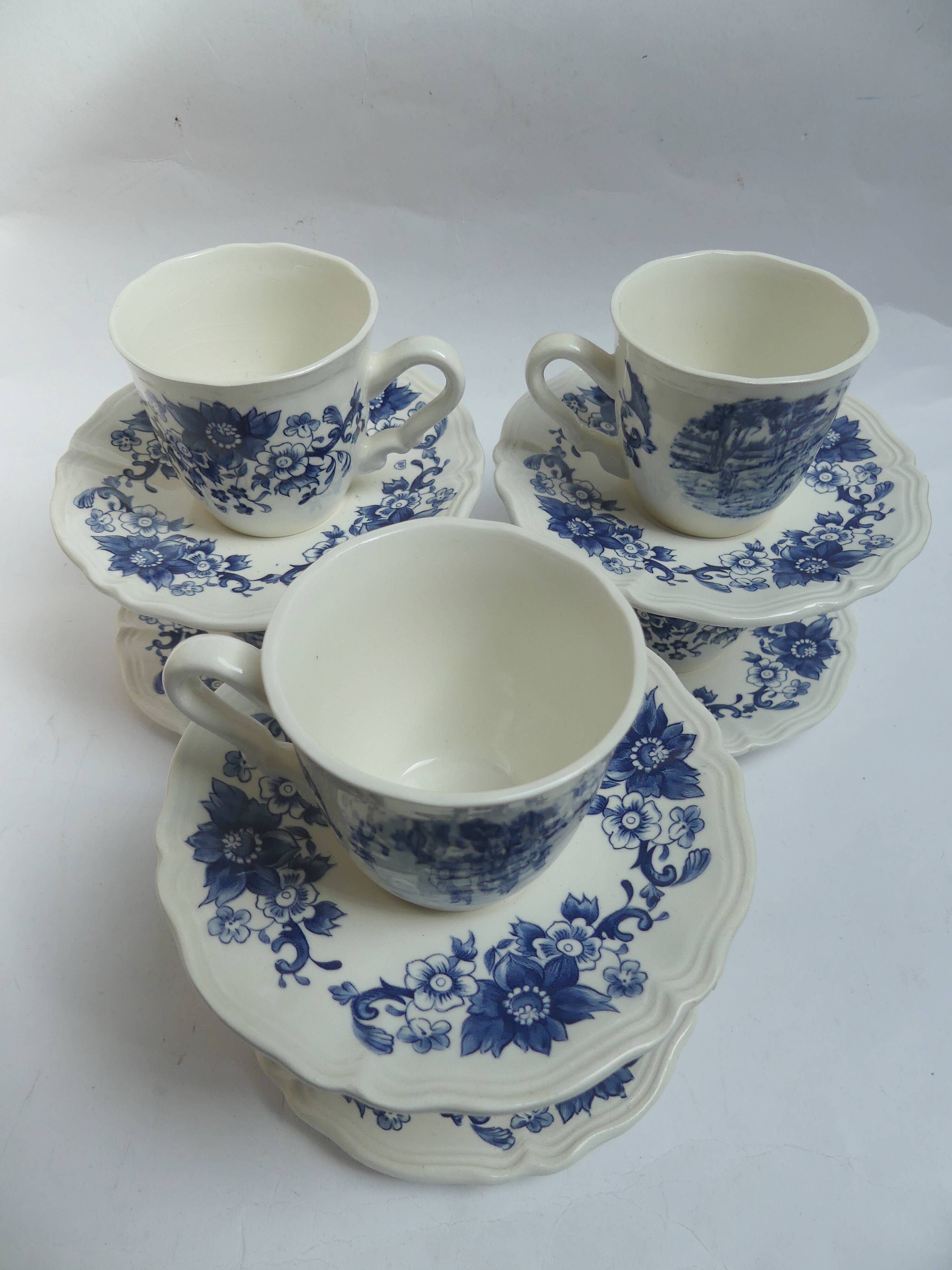 Tasses à café Sarreguemines Derby