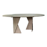 Table salle à manger en travertin